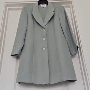 EUC Bahari Group Eegant Women's Mint Colored Coat